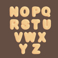 Cookies alphabet