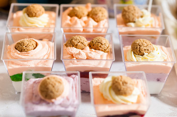 Cocktail party desserts