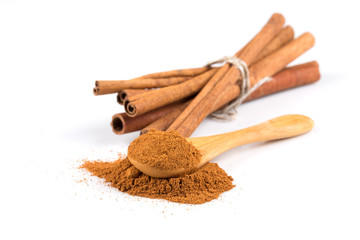 cinnamon ground and sticks