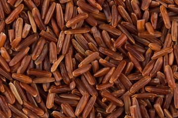 Raw red rice