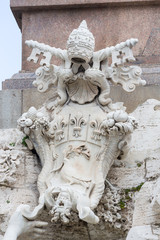 Obraz premium Fountain of the Four Rivers (Fountain of the Four Rivers) - Piazza Navona - Rome