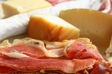 Speck und Käse