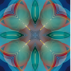 Seamless oriental pattern vector illustration