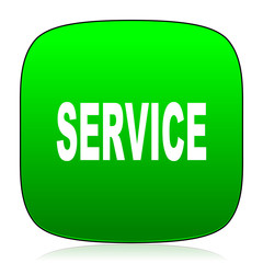 service green icon for web and mobile app