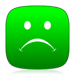 Obraz premium cry green icon for web and mobile app