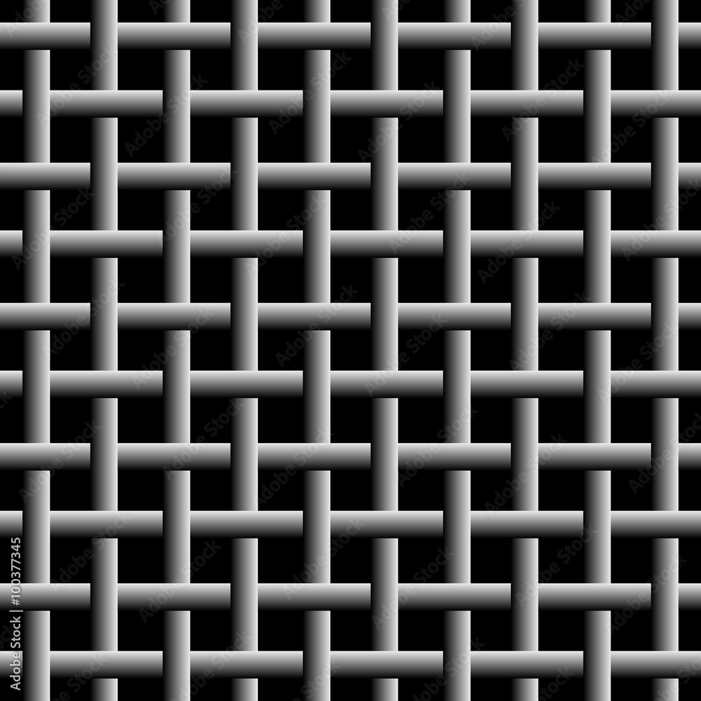 Poster Trellis, grid, mesh background. Overlapping, weaved lines.