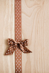 background with ribbon and bow
