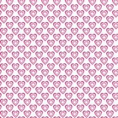 Valentine day seamless pattern. Vector illustration