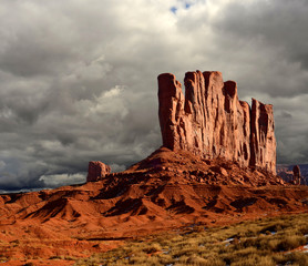 Cloudy Skies Monument Valley