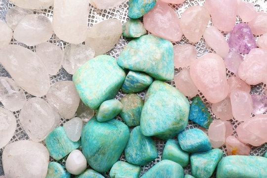 Mineral stones background