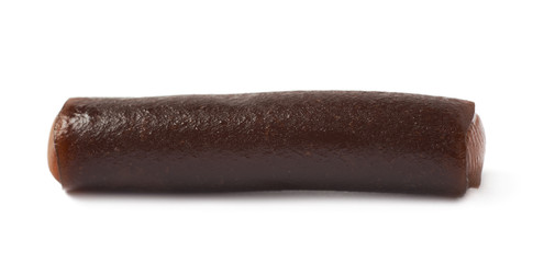 Brown licorice stick isolated