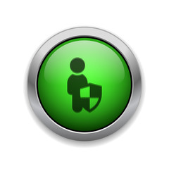 Glossy App Push Button