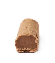 Chocolate praline candy isolated