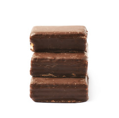 Pyramid of chocolate candies