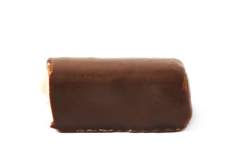 Chocolate coated marzipan candy