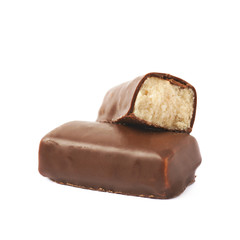 Chocolate coated marzipan candy
