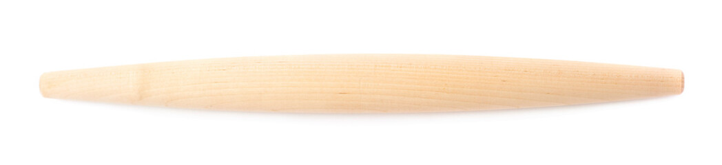 Wooden rolling-pin isolated