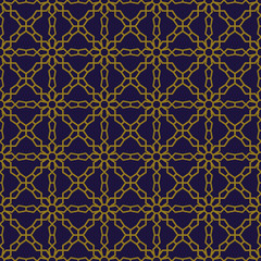 Elegant antique background image of cross flower geometry line pattern.
