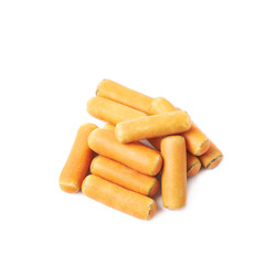 Orange glaze licorice stick candy
