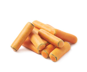 Orange glaze licorice stick candy