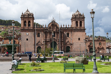 katedra na Plaza de Armas w Cuzco