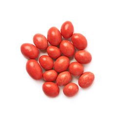 Chocolate peanut candy isolated