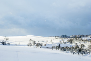 Winterlandschaft in Süddeutschland