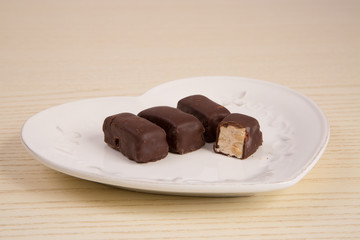 Torroncini morbidi al cioccolato nero