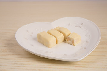 Torroncini morbidi al cioccolato bianco