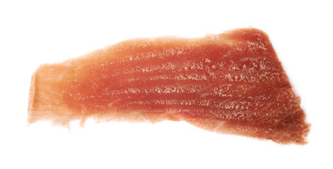 Jamon ham slice isolated