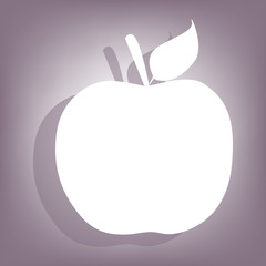 Apple icon with shadow