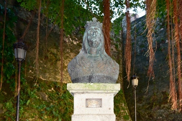 Isabel de Trastamara statue - Old San Juan, Puerto Rico