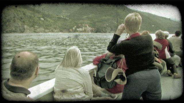 Sightseeing Tour 1. Vintage stylized video clip.