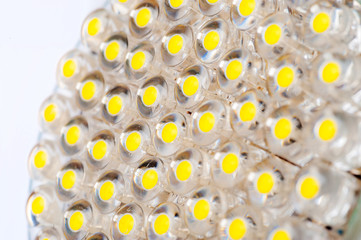 LED lamp. Photo Close-up