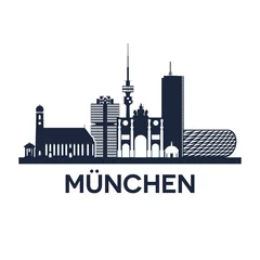 Münchner Skyline-Emblem © Yulia Buchatskaya