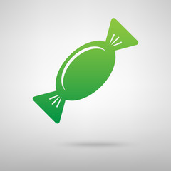 Candy icon with shadow