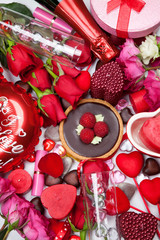 Assorted Gifts and Treats for Valentine