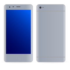 Modern smartphone illustration