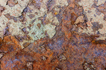 Rusty metal iron surface abstract texture