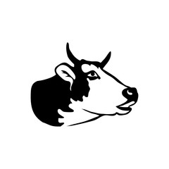 Logo with head of a  bull 