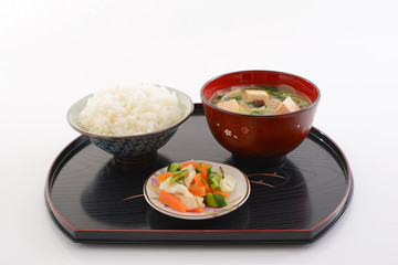 おいしそうな和風朝食