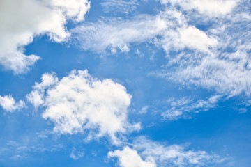 cloud on blue sky