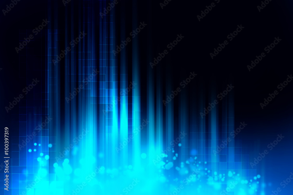 Poster blue geometric shape abstract technology background