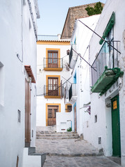 Fototapeta premium Architektura ulic Ibizy