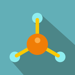 Molecule flat icon