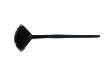Makeup brush  on white background.