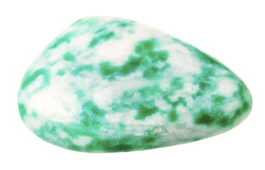 specimen of Amazonite gemstone isolated