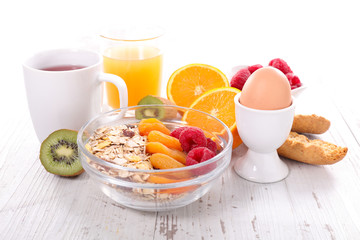 healthy breakfast,diet and health concept