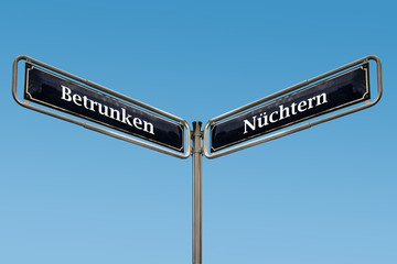 Schild 49 - Nüchtern