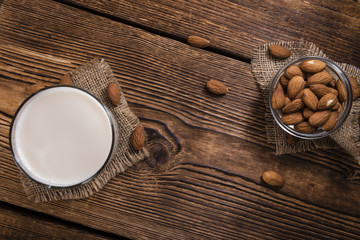 Portion of Almond Milk